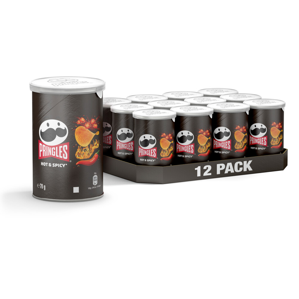 Pringles Chips Hot & Spicy12 x 70 gr