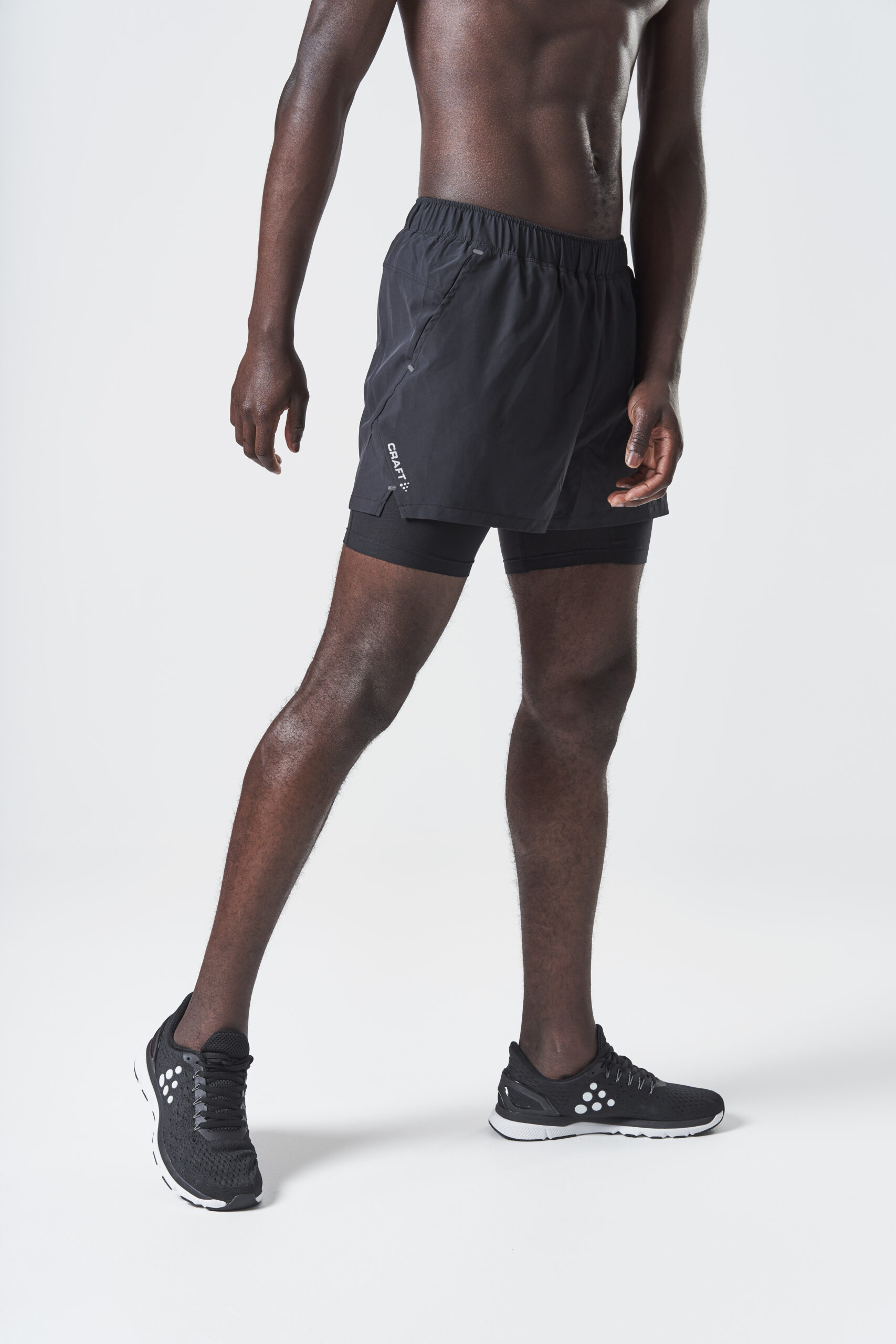 ADV Essence 2-in-1 Stretch Shorts Herre Black