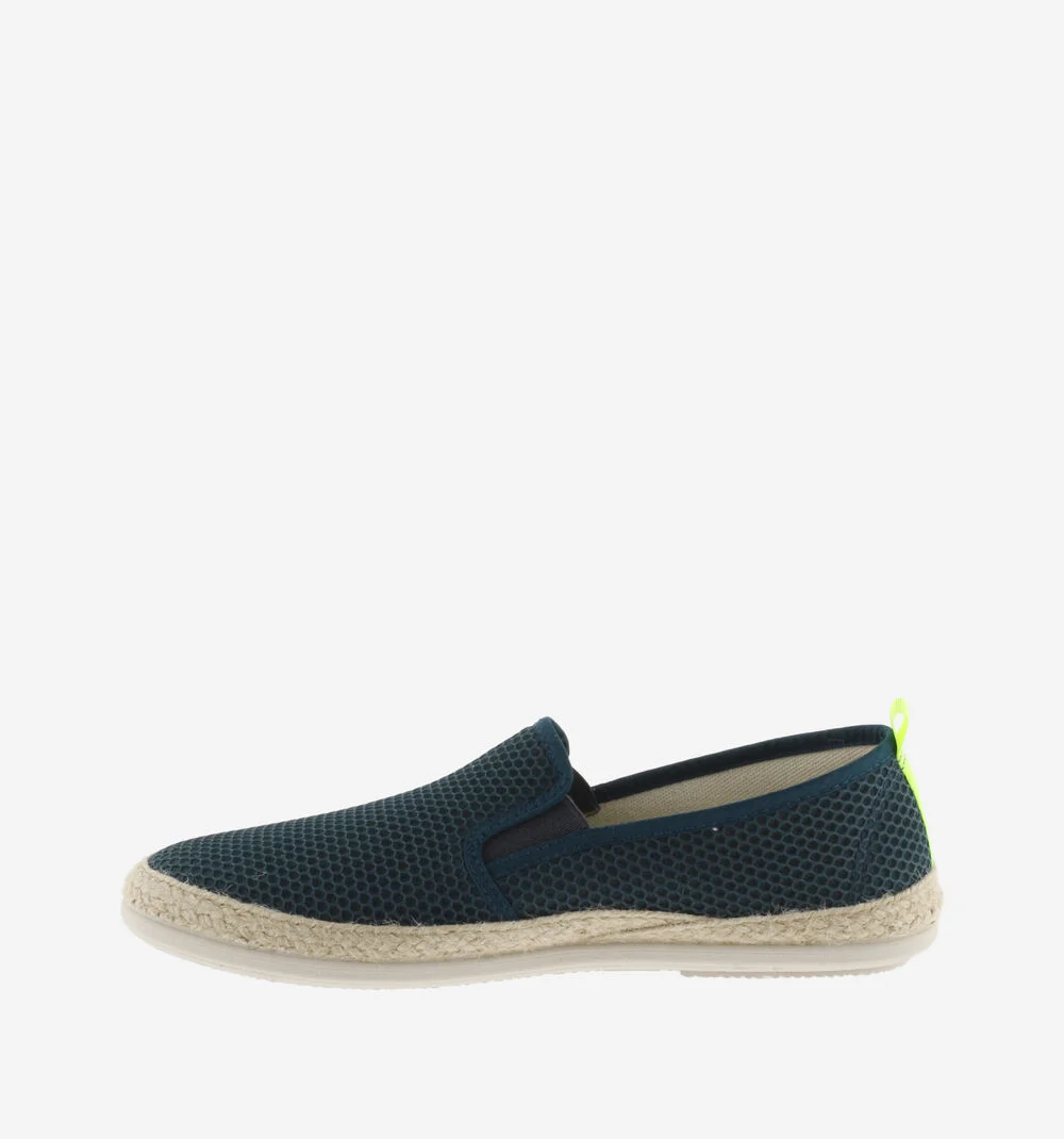 ANDRÉ ÉLASTIQUES MESH Espadrilles en mesh pour homme PETROLEO