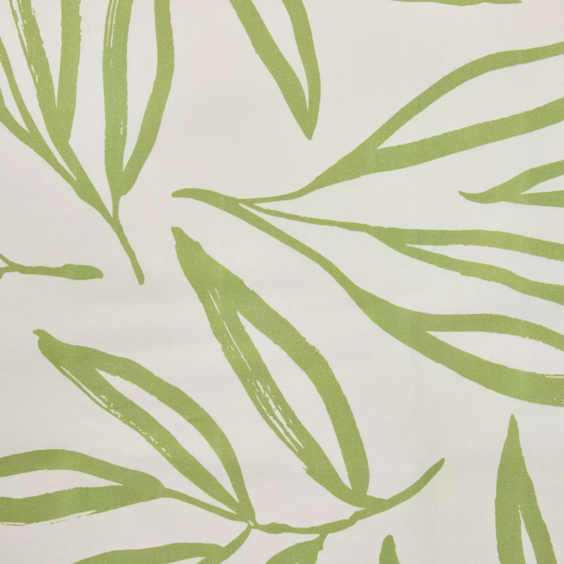 Nappe rectangulaire coton enduit (150 x 350 cm) Galice Vert eucalyptus