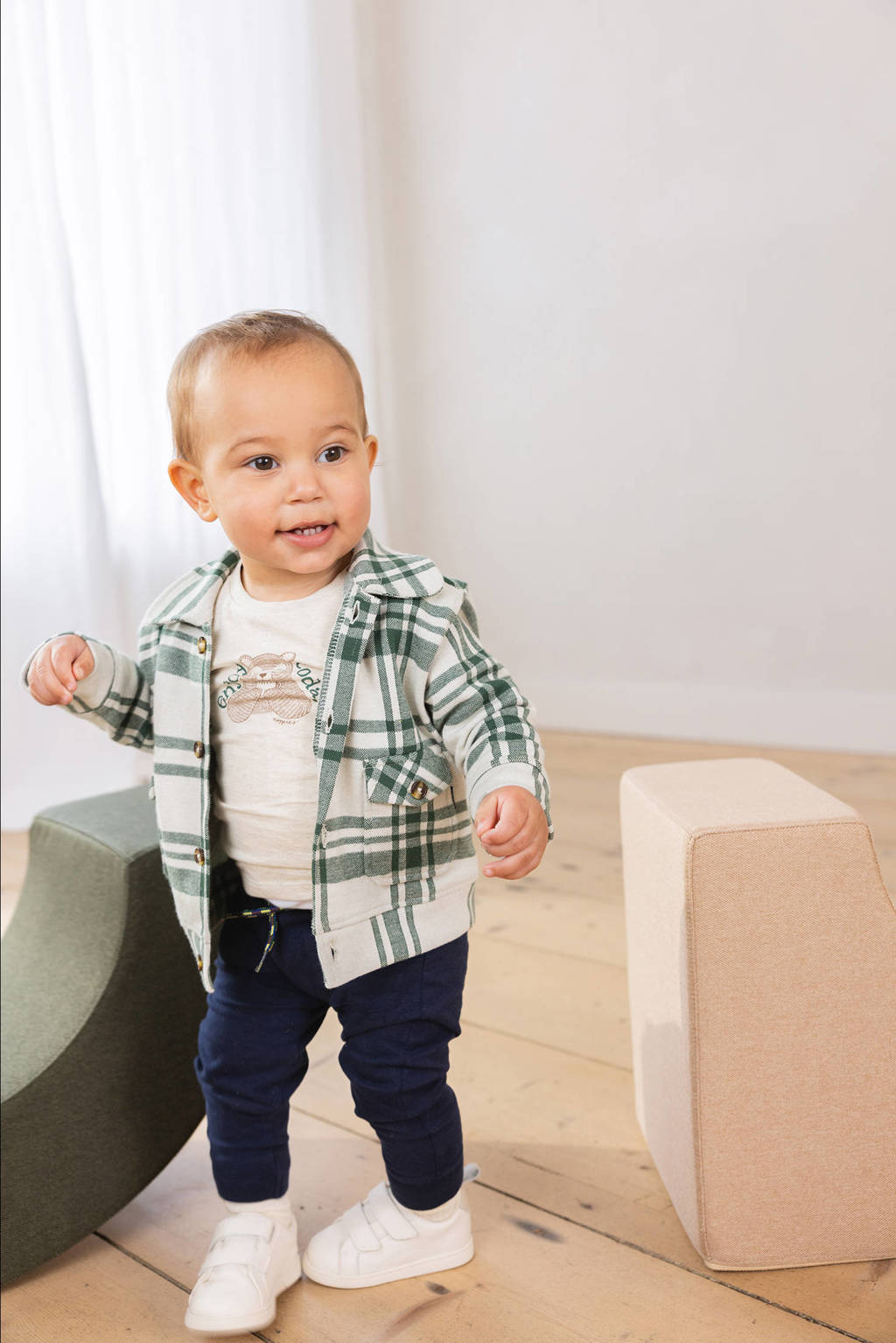 Noppies regular babybroek blauw
