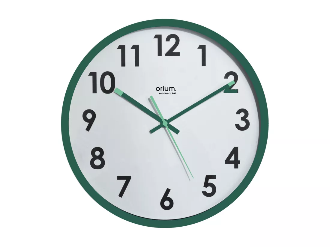 Horloge Naturalis Ø30cm - Vert - Orium