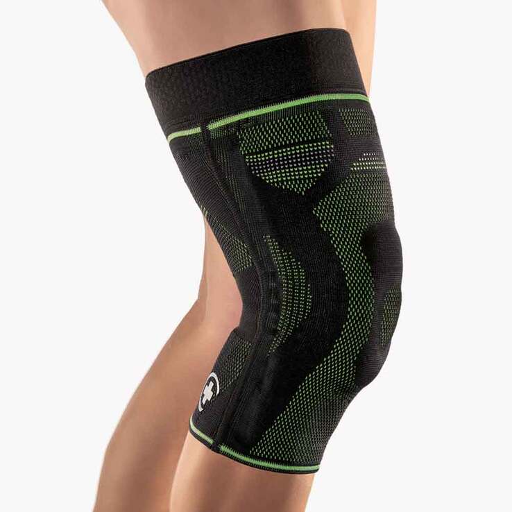 Bort Stabilogen Sport Kniebandage Größe 4 schw / grün, 1 St