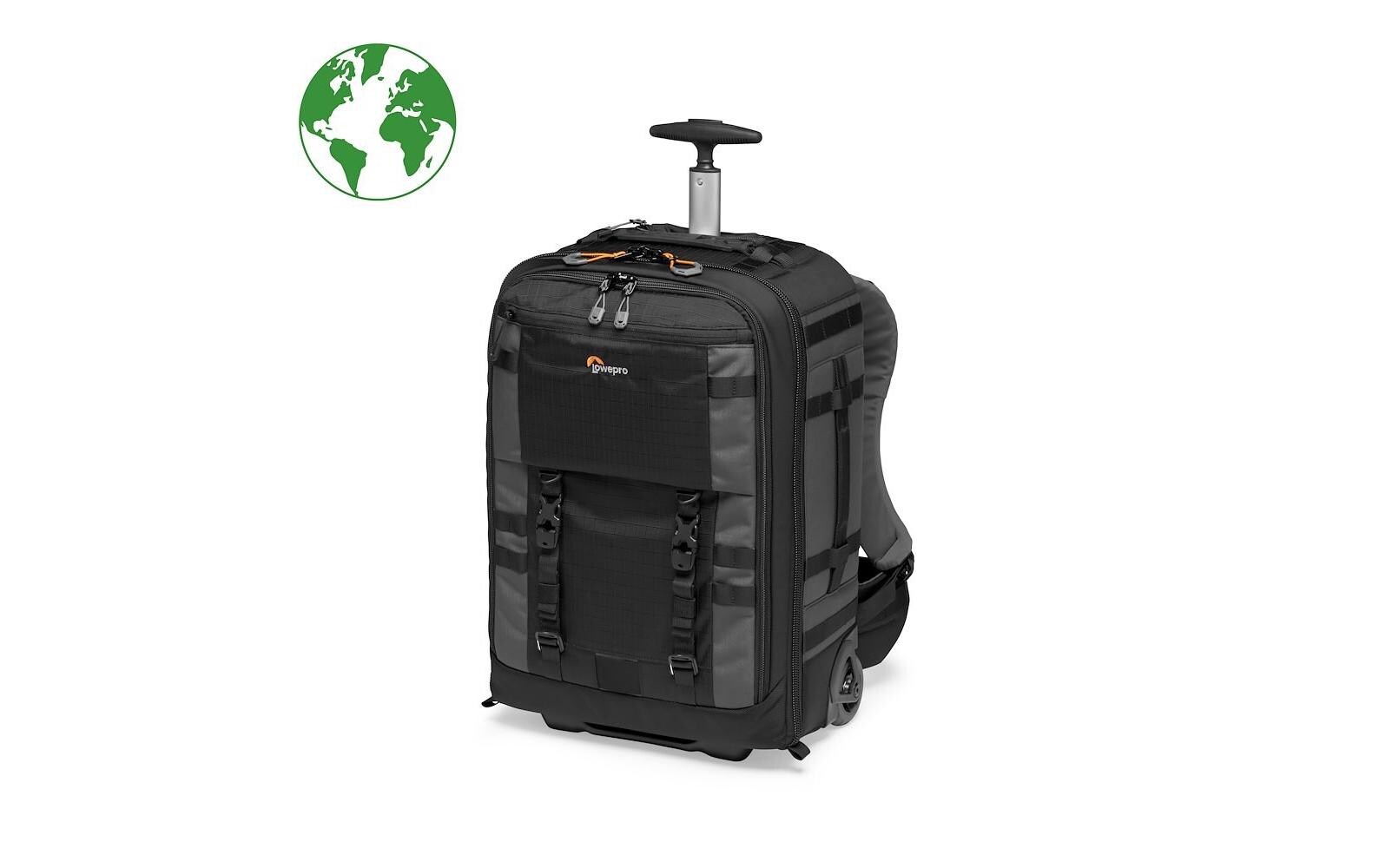 Fotorucksack Pro Trekker RLX 450 AW II (GRL)<br>Rucksack-Roller für Profifotografen zur Organisation der Ausrüstung in einem kompakten Handgepäckformat
