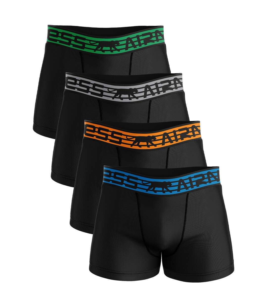 Boxers UNIS NOIR (lot de 4)