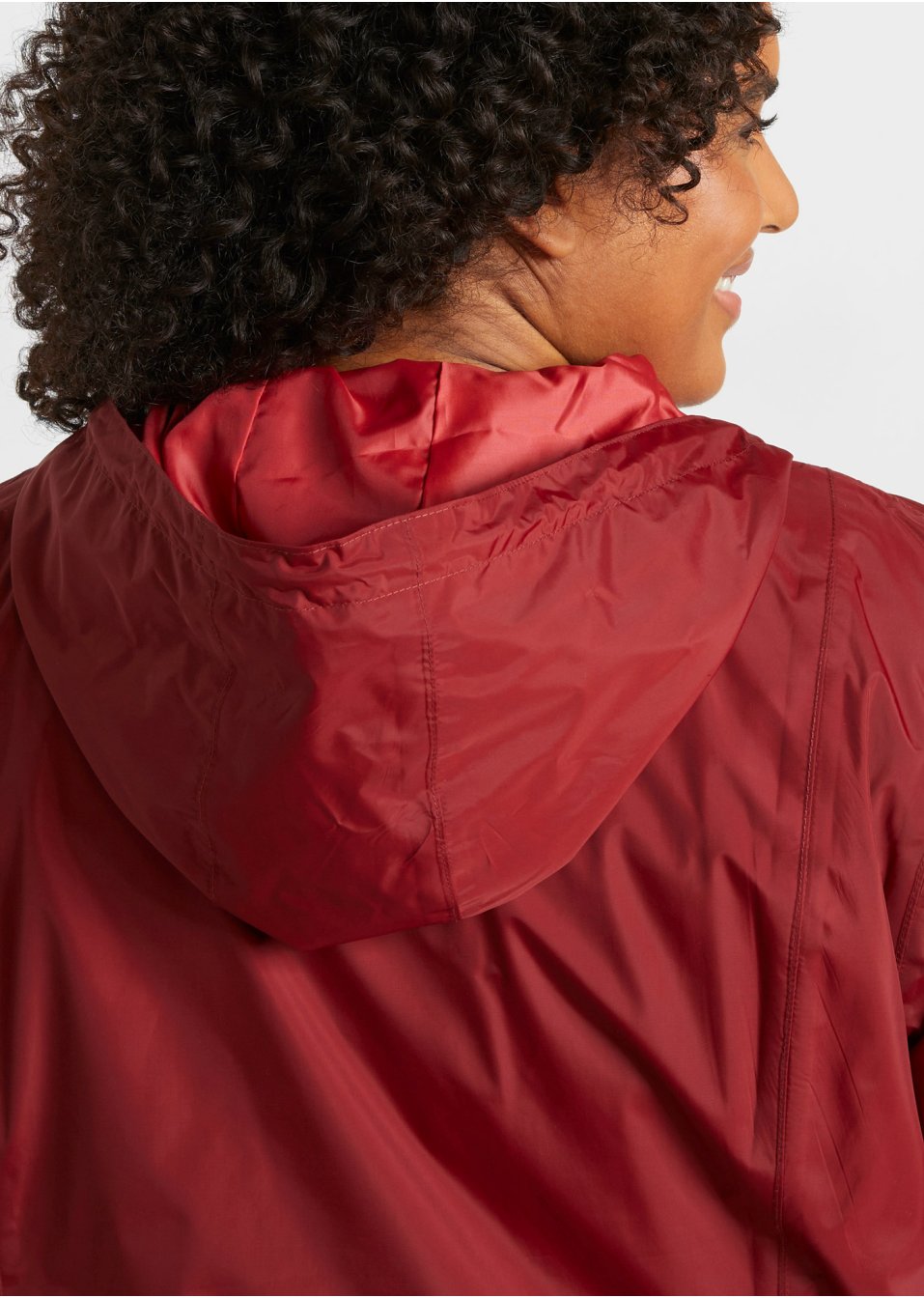 Veste coupe-vent avec polyester recyclé