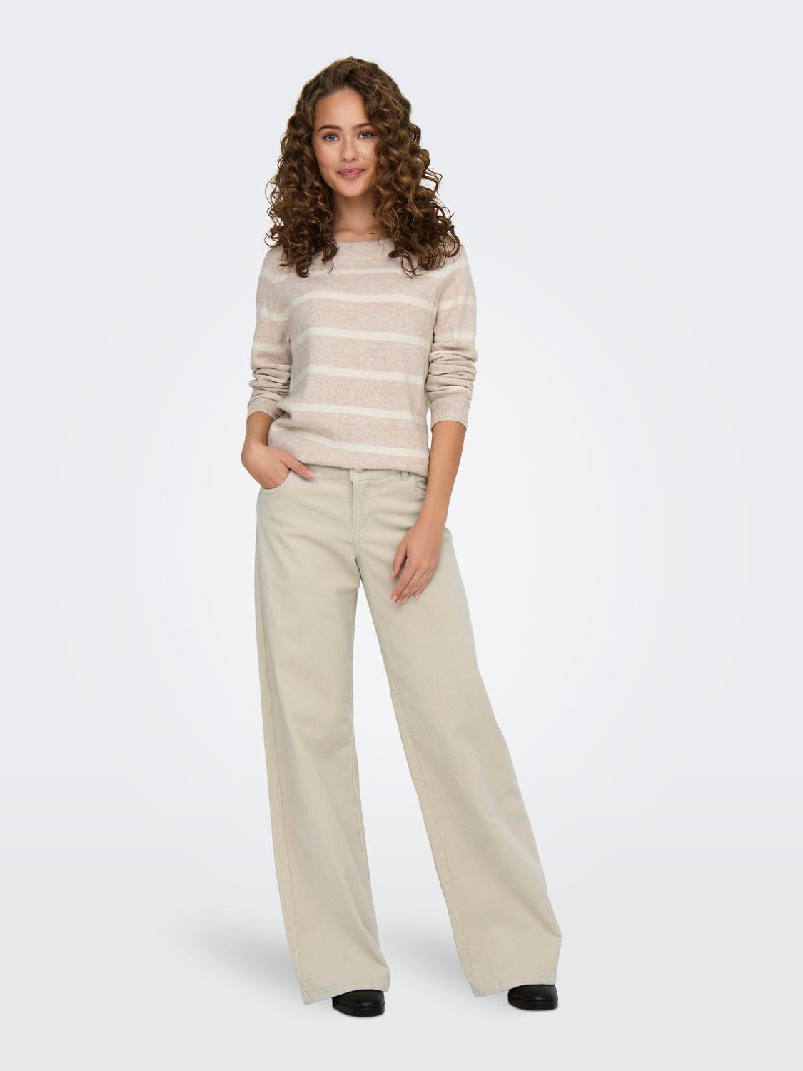 ONLRICA Strickpullover Humus
