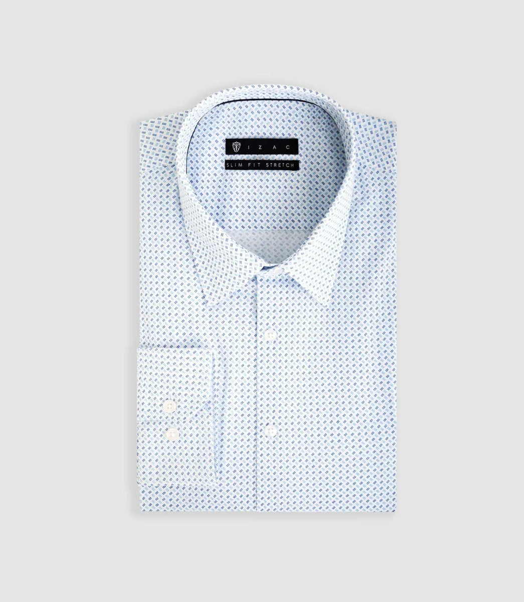 Chemise ville bleue 