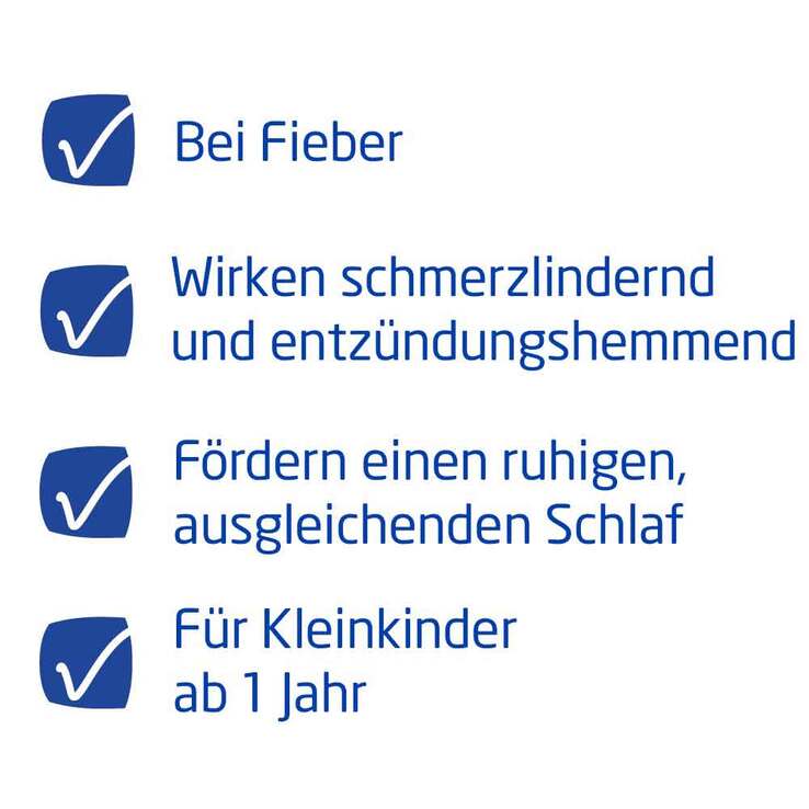 Weleda Fieber- und Zahnungszäpfchen, 10 St