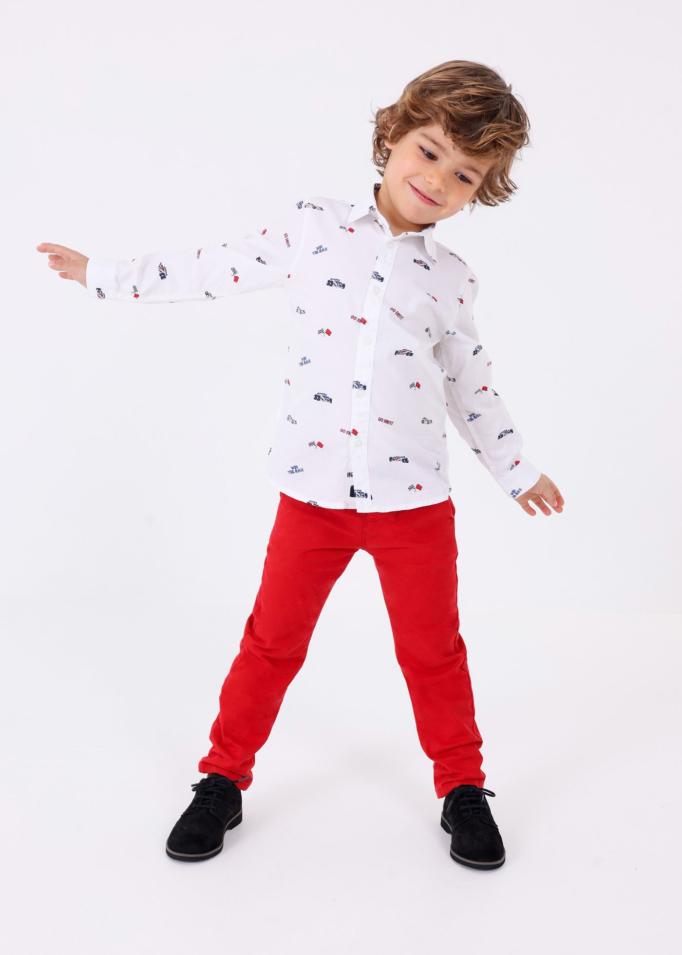 Camisa estampada Better Cotton para meninos