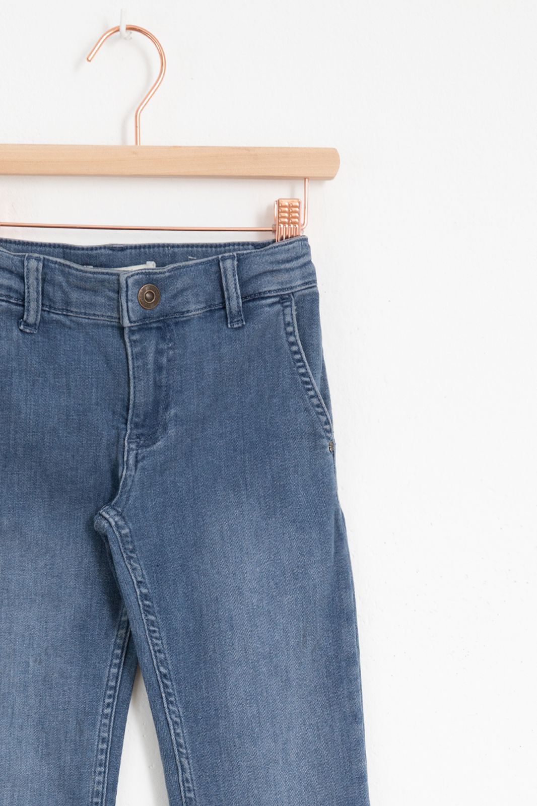 Blauwe flared jeans