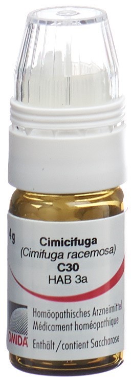 Omida Cimicifuga 30 C<br>4 g, Streukügelchen, mit Dosierhilfe