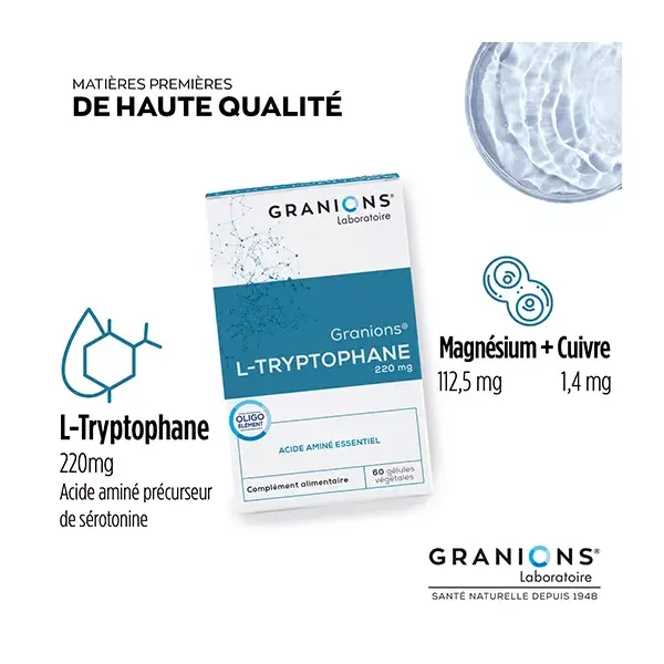 Granions L-Triptofano 220mg 60 cápsulas