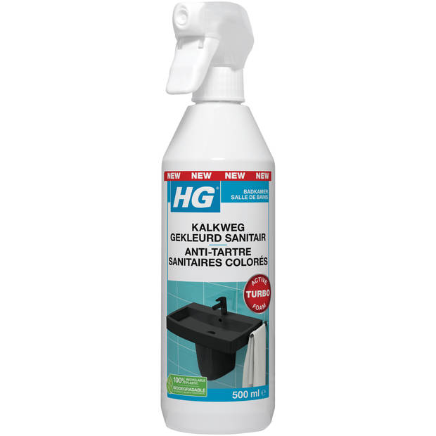 HG kalkweg gekleurd sanitair
