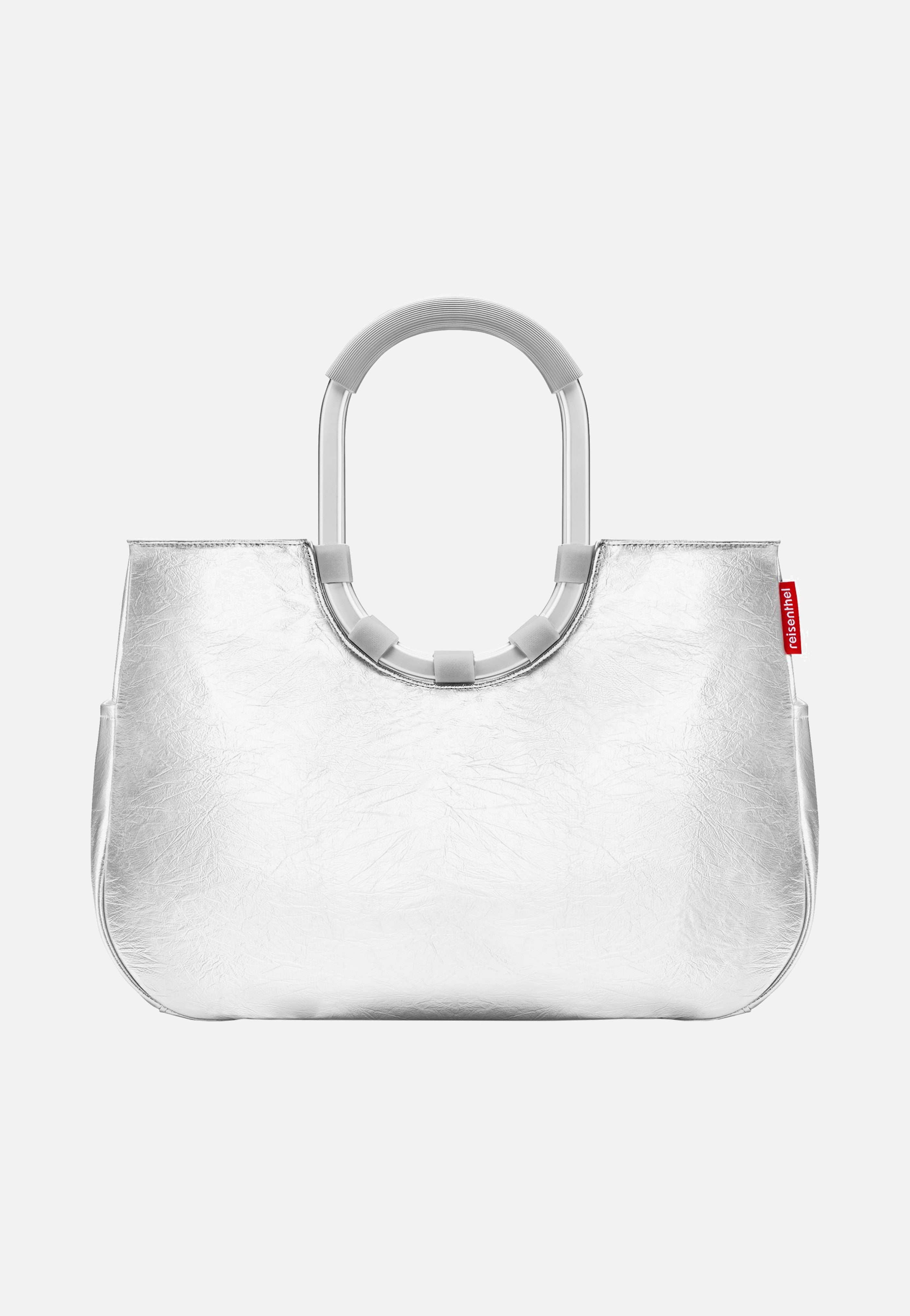 Loopshopper L Silver Crackle - Einkaufskorb