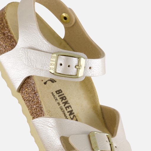 Birkenstock Rio Kids Sandalen wit Leer