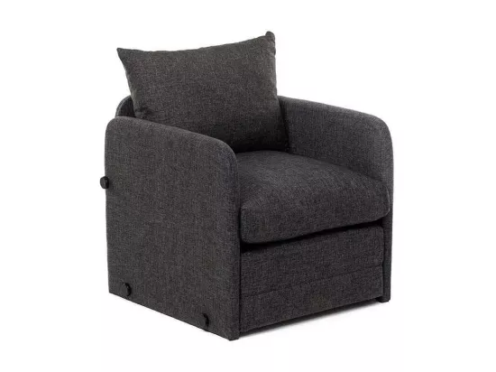 Fauteuil convertible en tissu Saga