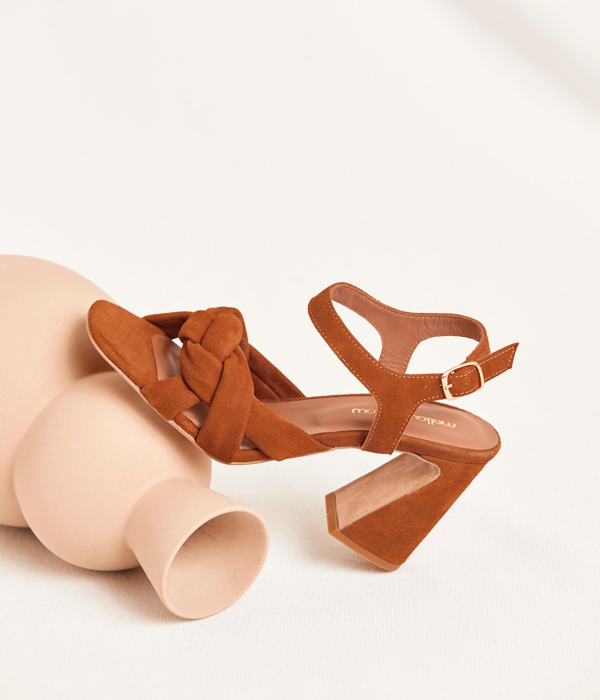 Sandales camel Gina
