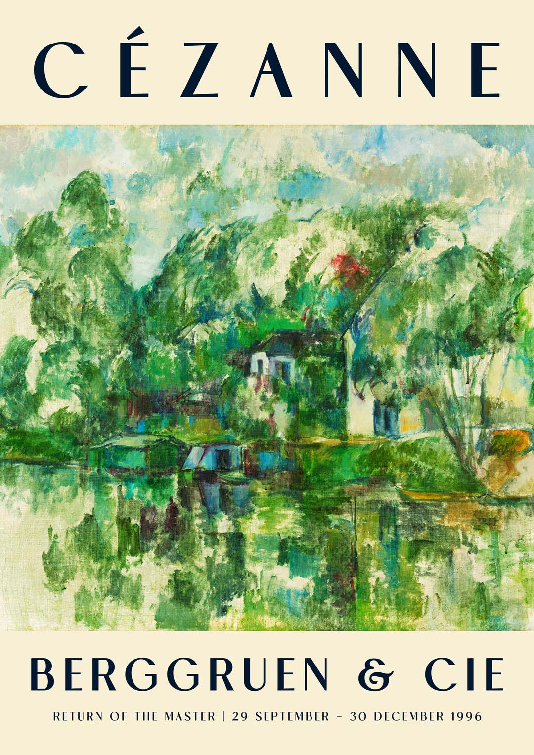 Cézanne At the Water's Edge Kunstausstellung