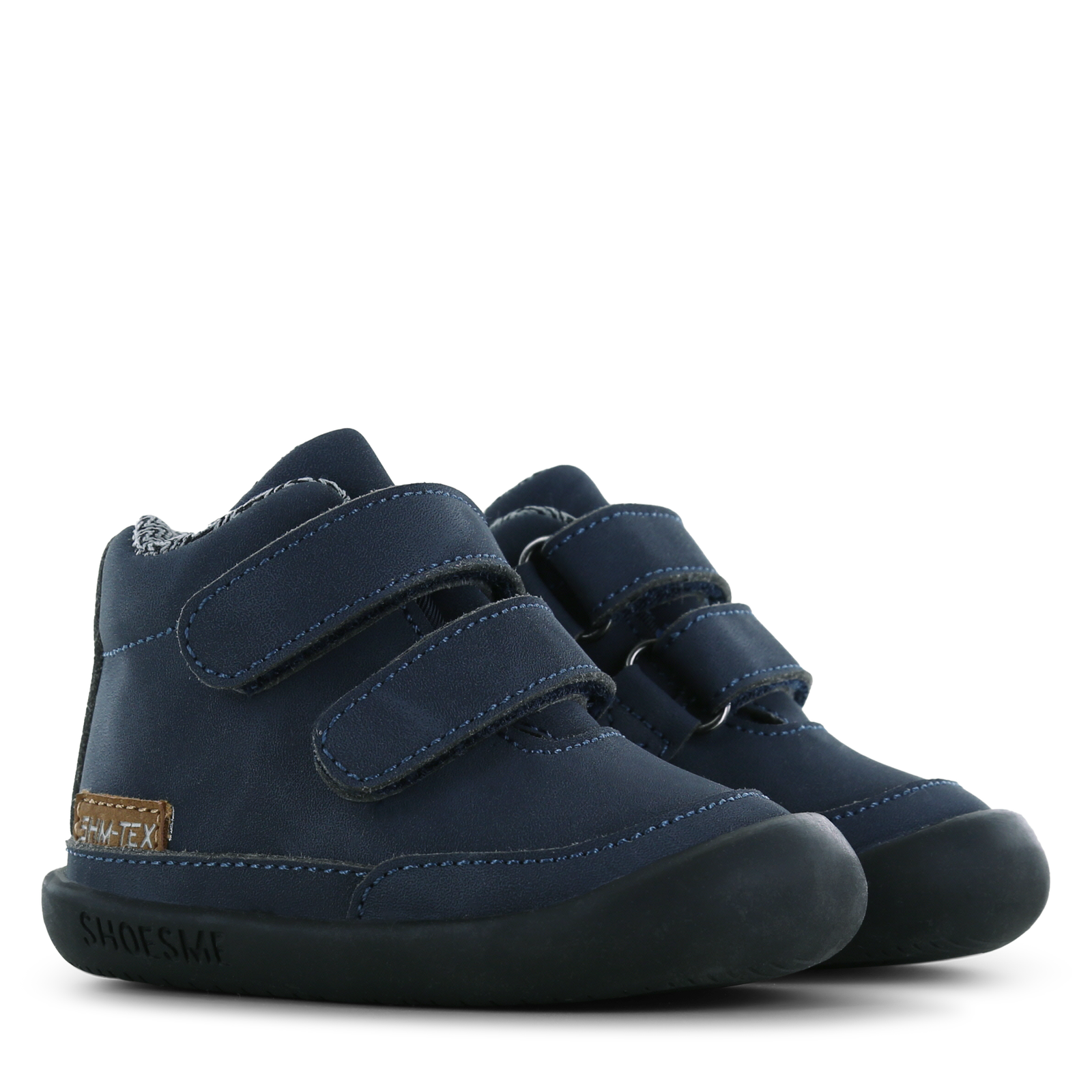 Shoesme Water-Proof donkerblauwe bootie Microfiber leer | Jongens schoenen