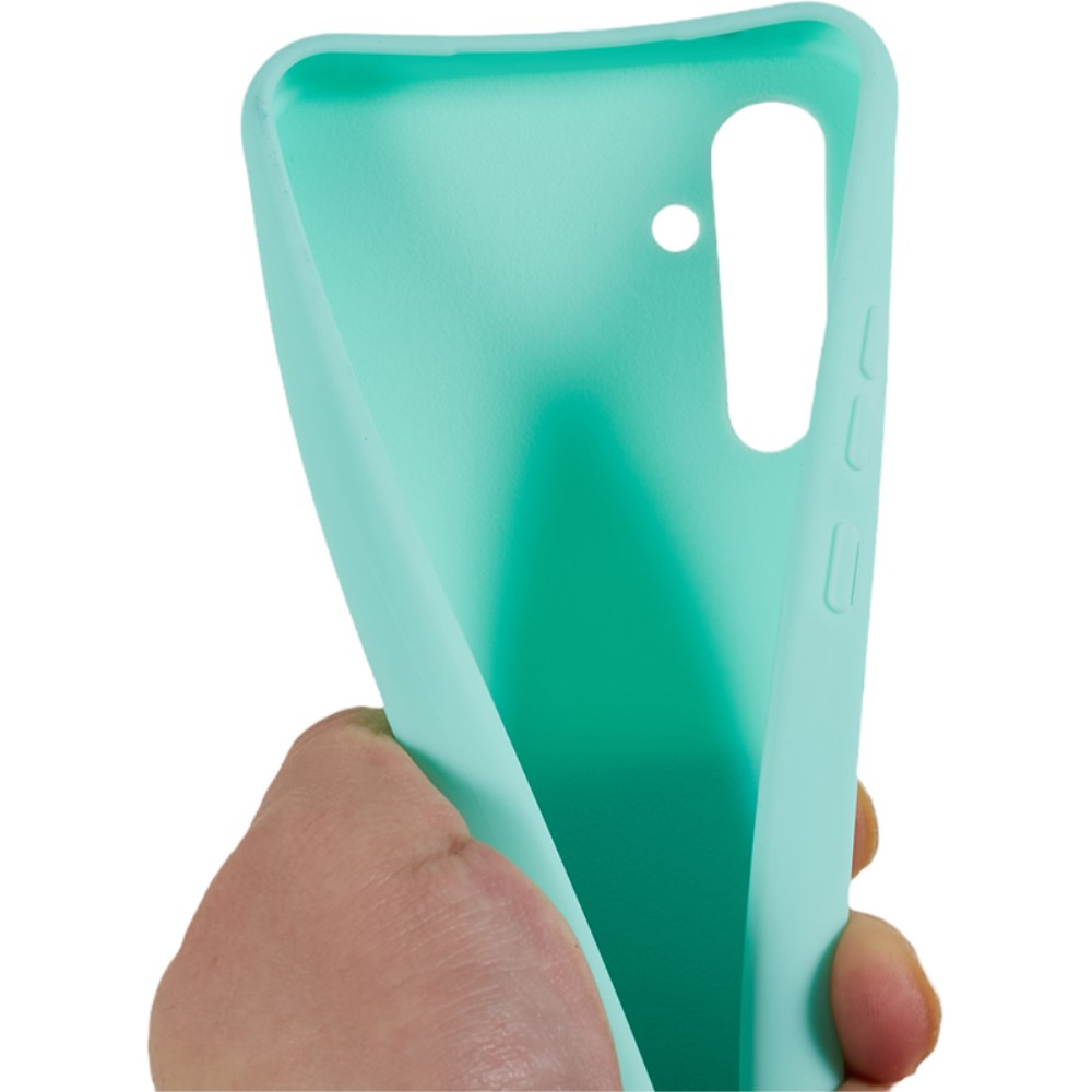 Samsung Galaxy A35 Necklace Gummi Case Hülle   Handykette (150cm) - Türkis