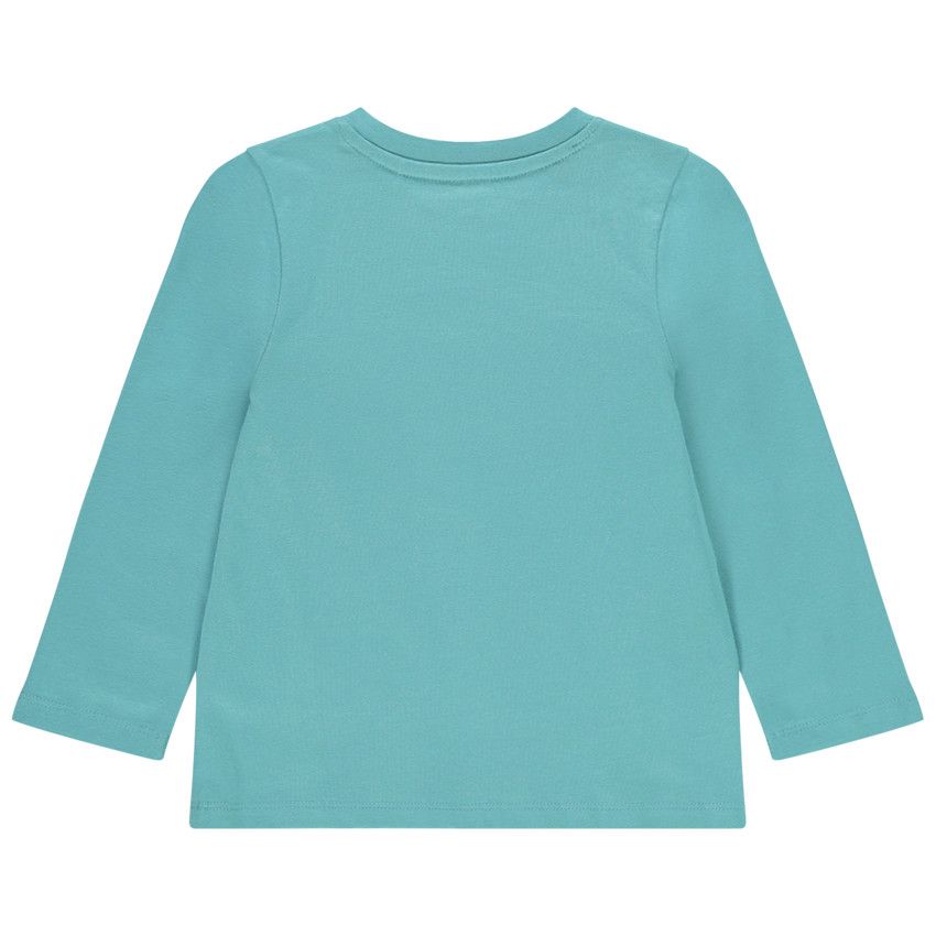 T-shirt manches longues à message en relief pour bébé garçon - Vert