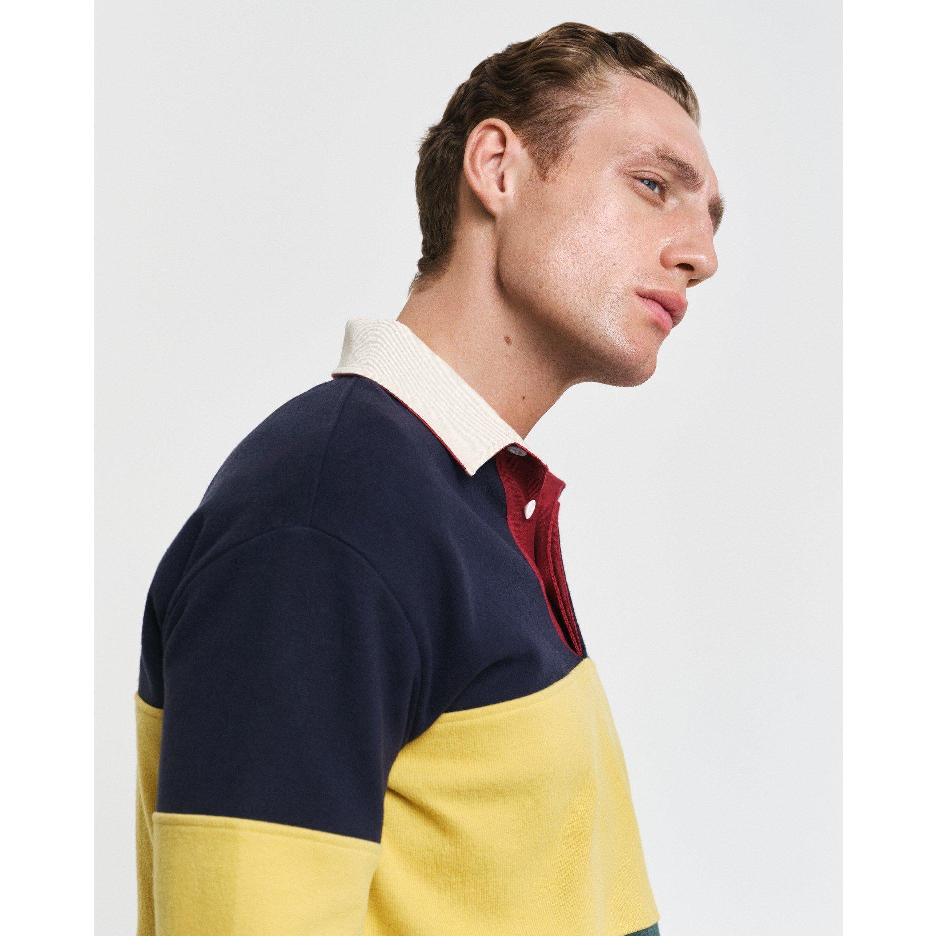 Gant SWEAT COLOR BLOCK HEAVY RUGGER EVEN
