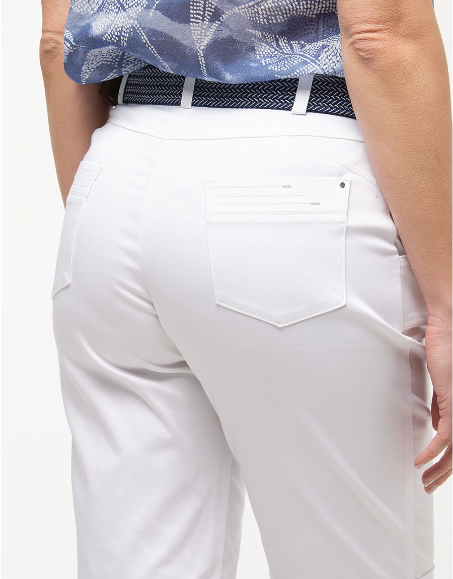 Bermuda coton blanc
