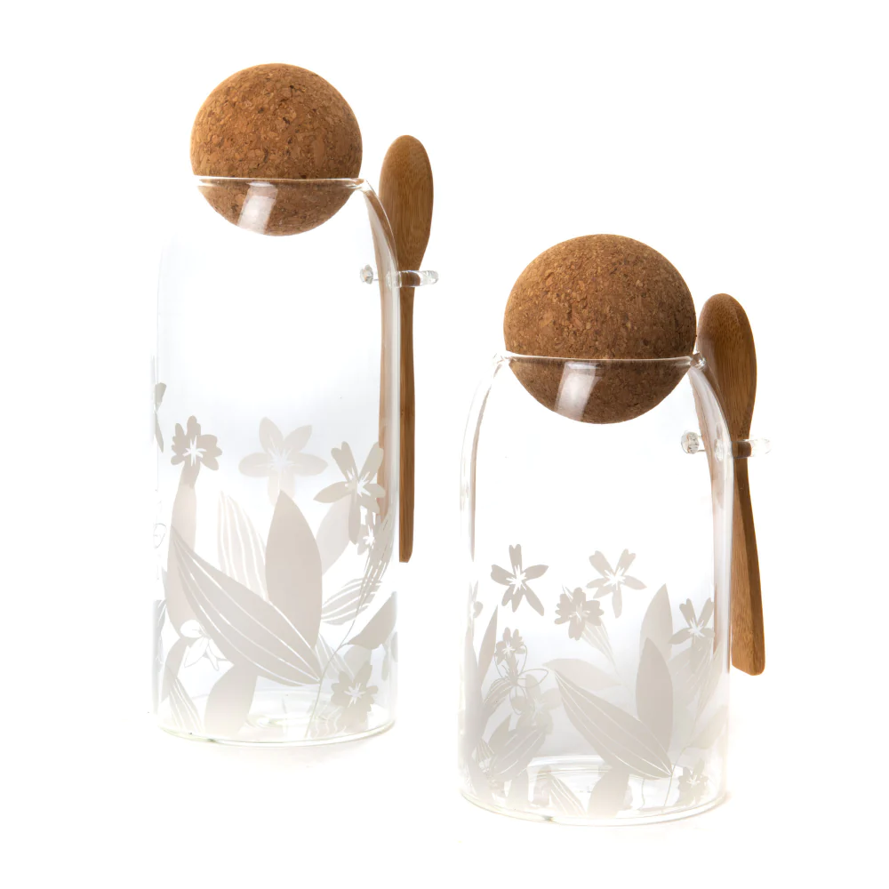 Pot Luisa avec bouchon et cuillère 29 cm Amadeus