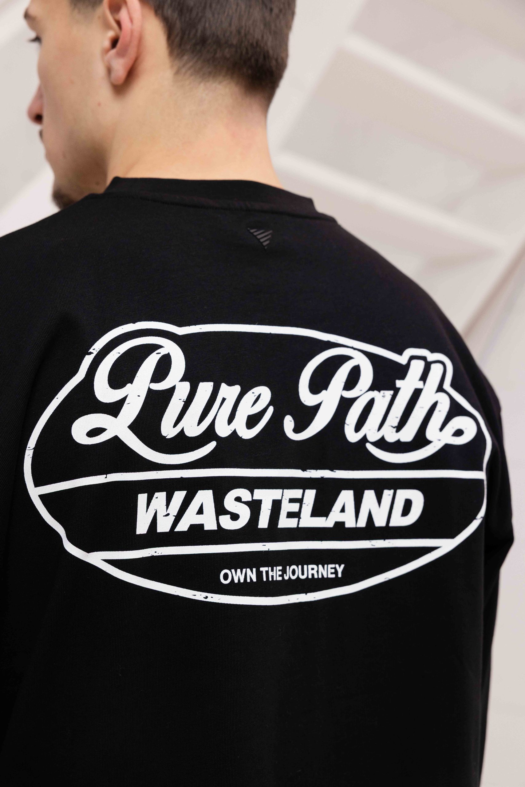 Pure Path Wasteland Patches Longsleeve T-Shirt Heren Zwart