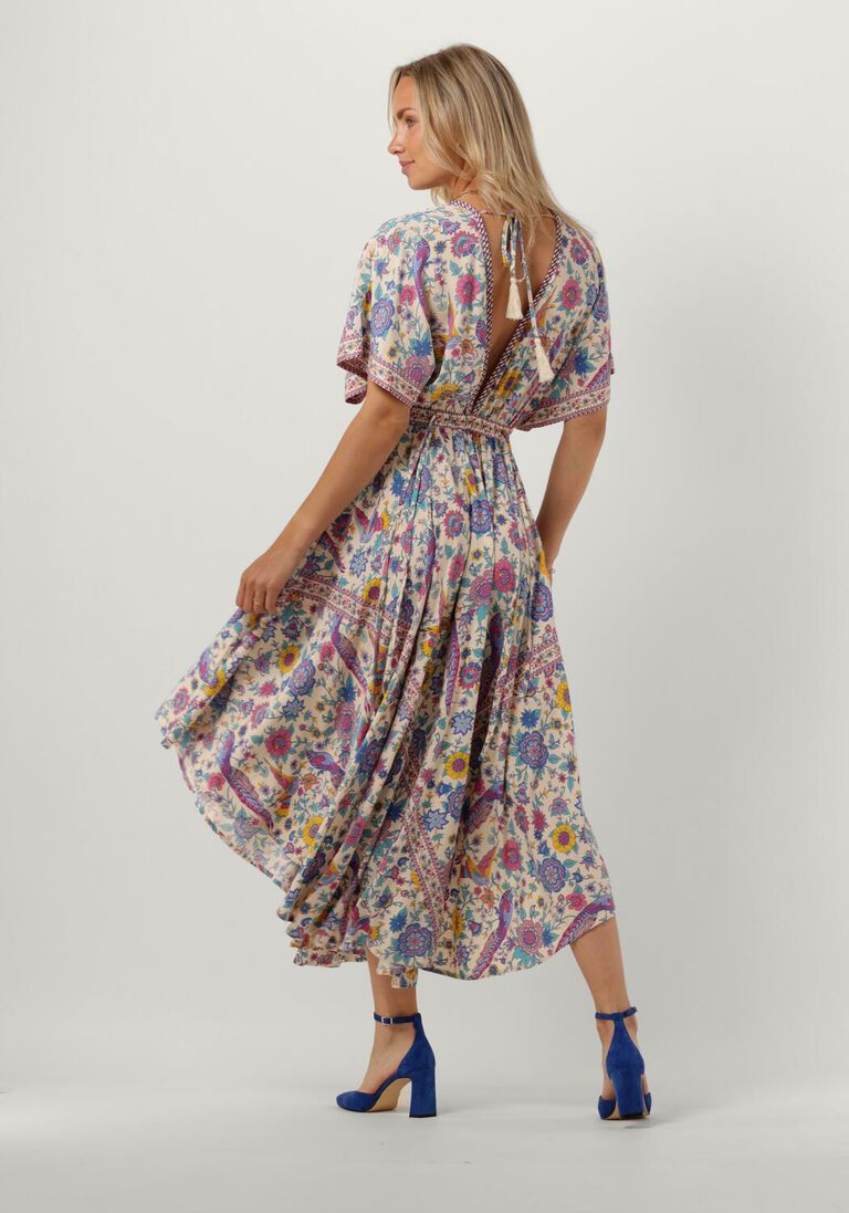LOLLYS LAUNDRY multi lollys laundry midi jurk nightingale dress