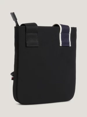 Bolsa transversal com logo pequeno