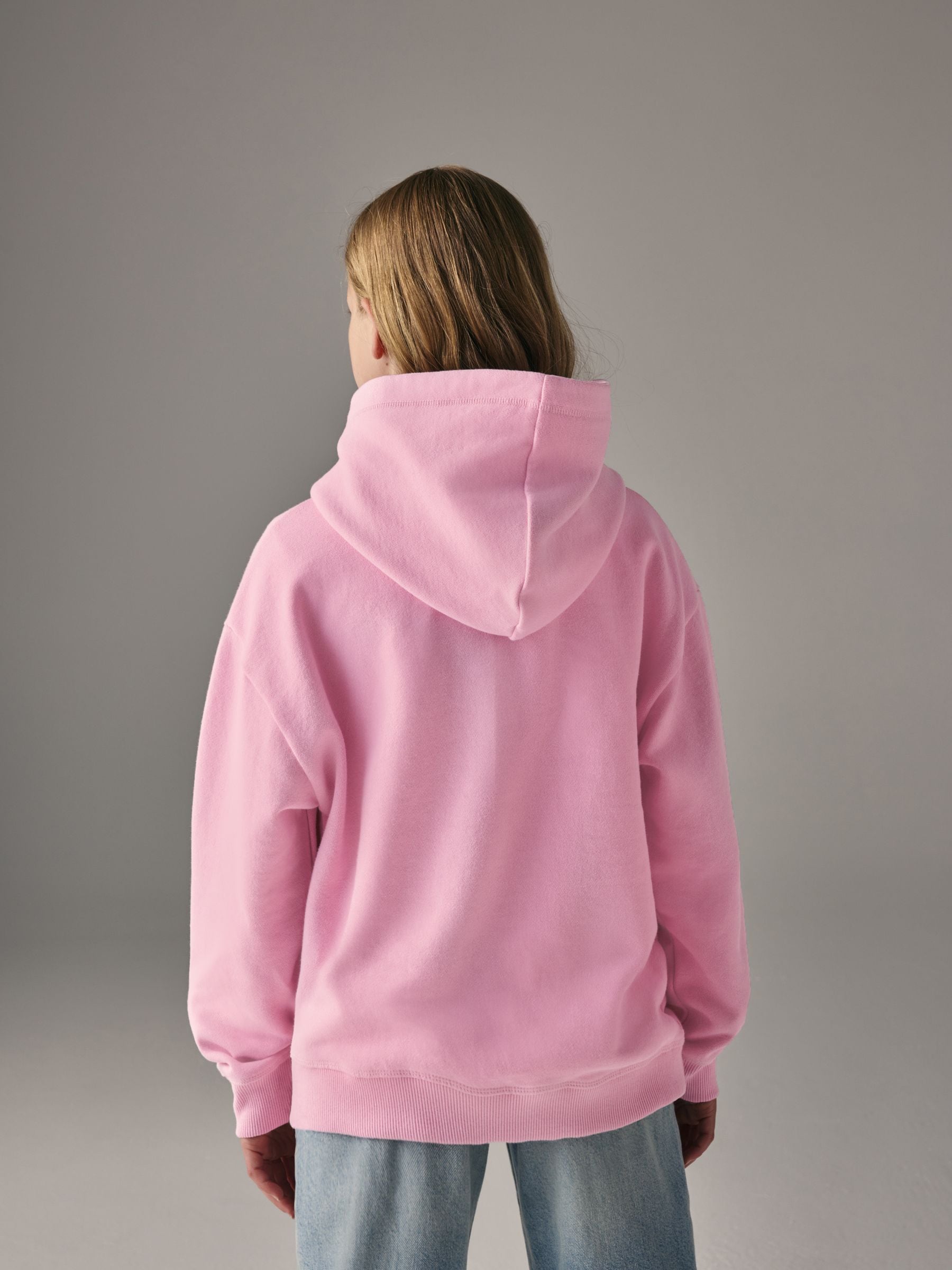 Roze - Superdry hoodie met logo