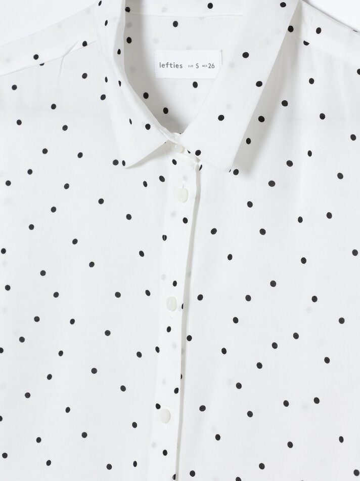 Camisa fluida - Preto/Branco