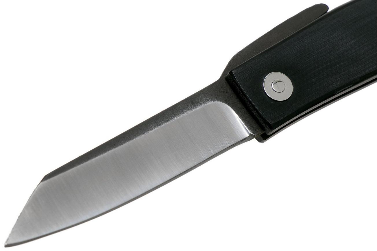 Ohta FK7 Higonokami-zakmes, Black Canvas Micarta