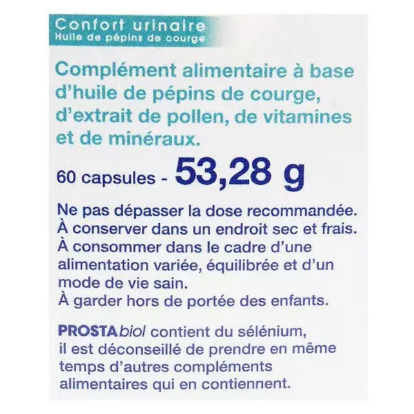 Nutrisanté Men Prostabiol Conforto Urinário 60 cápsulas