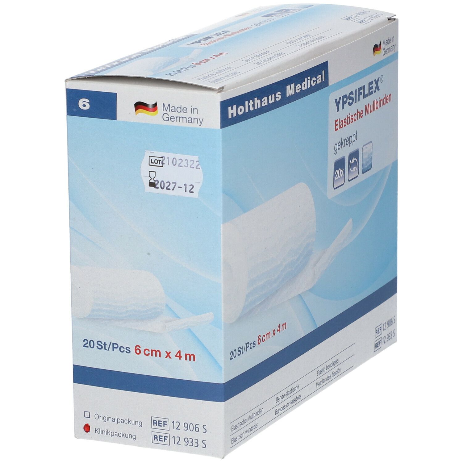 Elastische Mullbinde 6 cm x 4 m