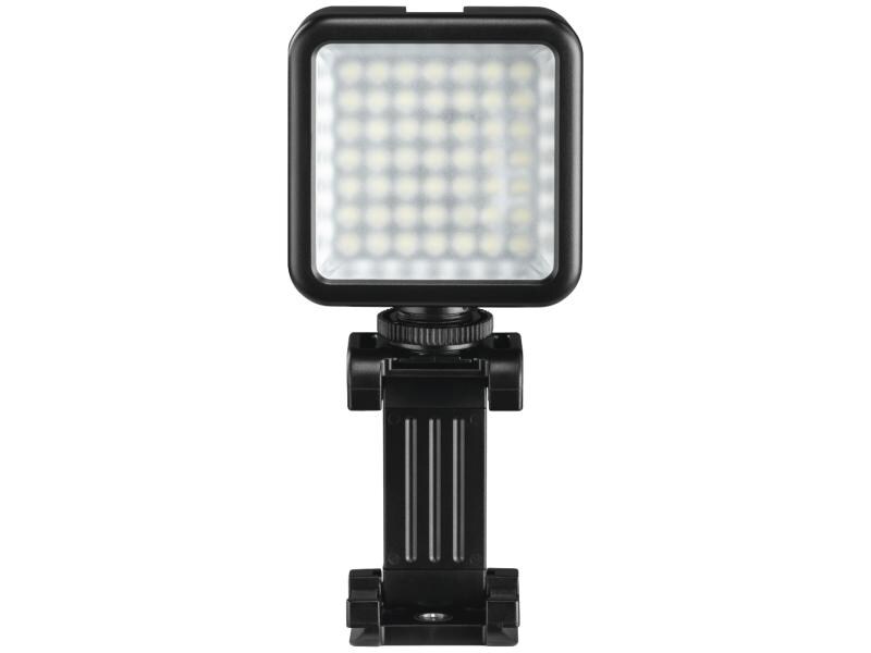 Hama Videoleuchte 49BD Kompakte, dimmbare LED-Leuchte für Smartphones und Kameras