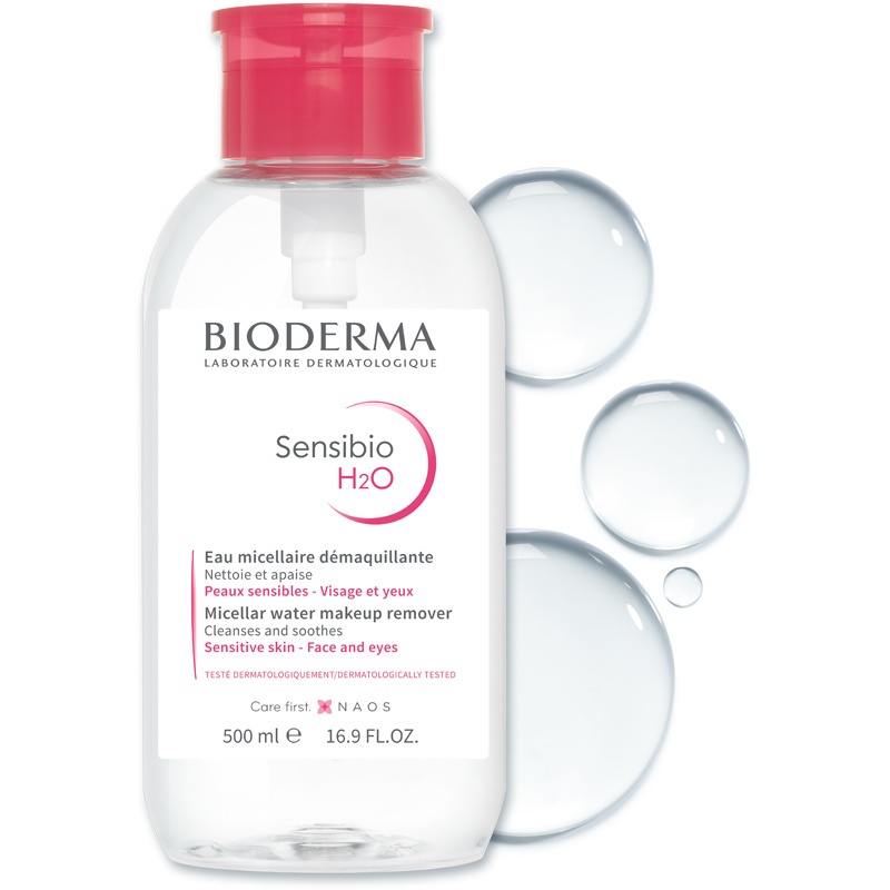 Bioderma Sensibio H2O Micellar Water W. Pump 500 ml (Limited Edition)