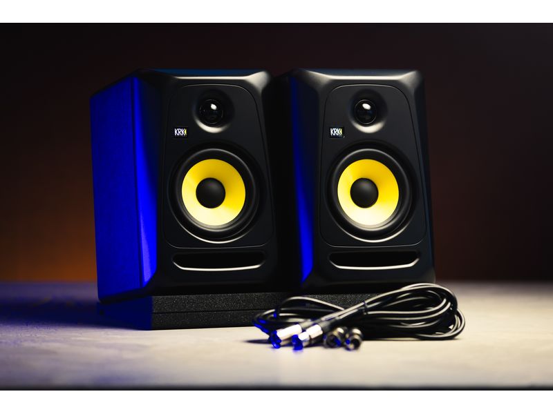 KRK Studiomonitore ROKIT 5 G3 Classic Pack Schwarz Professionelle Zwei-Wege-Studiomonitore