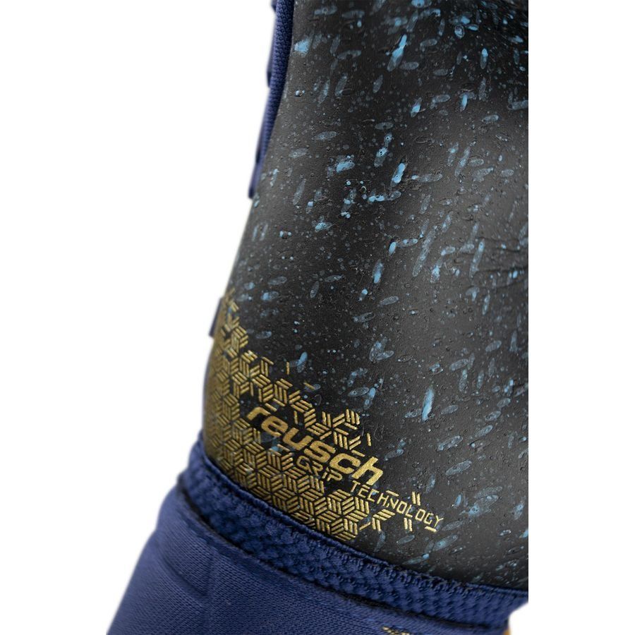 Reusch Gants de Gardien Attrakt FreeGel Fusion Goaliator Night Spark - Bleu/Doré/Noir