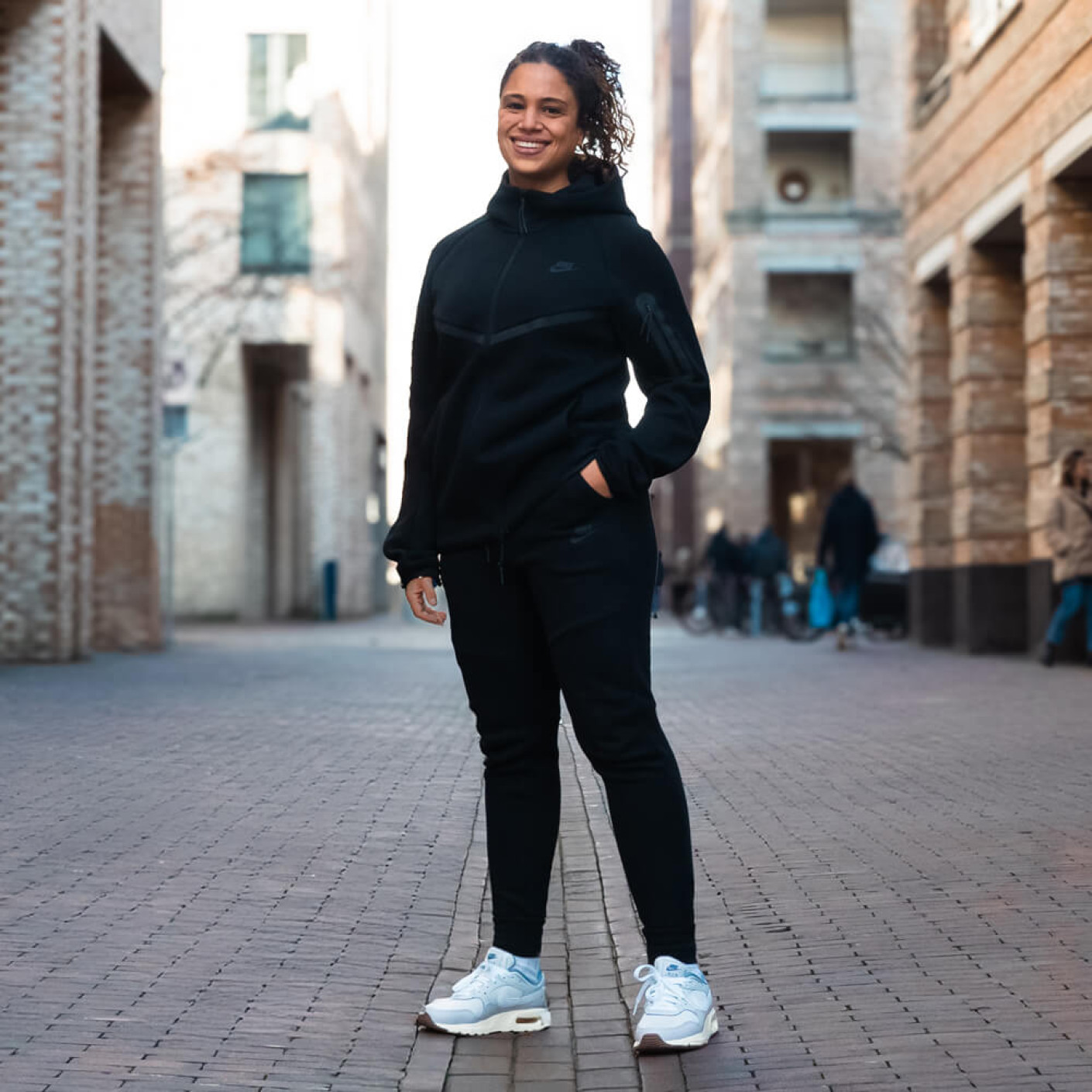 Nike Tech Fleece Sportswear Vest Zwart Donkergrijs