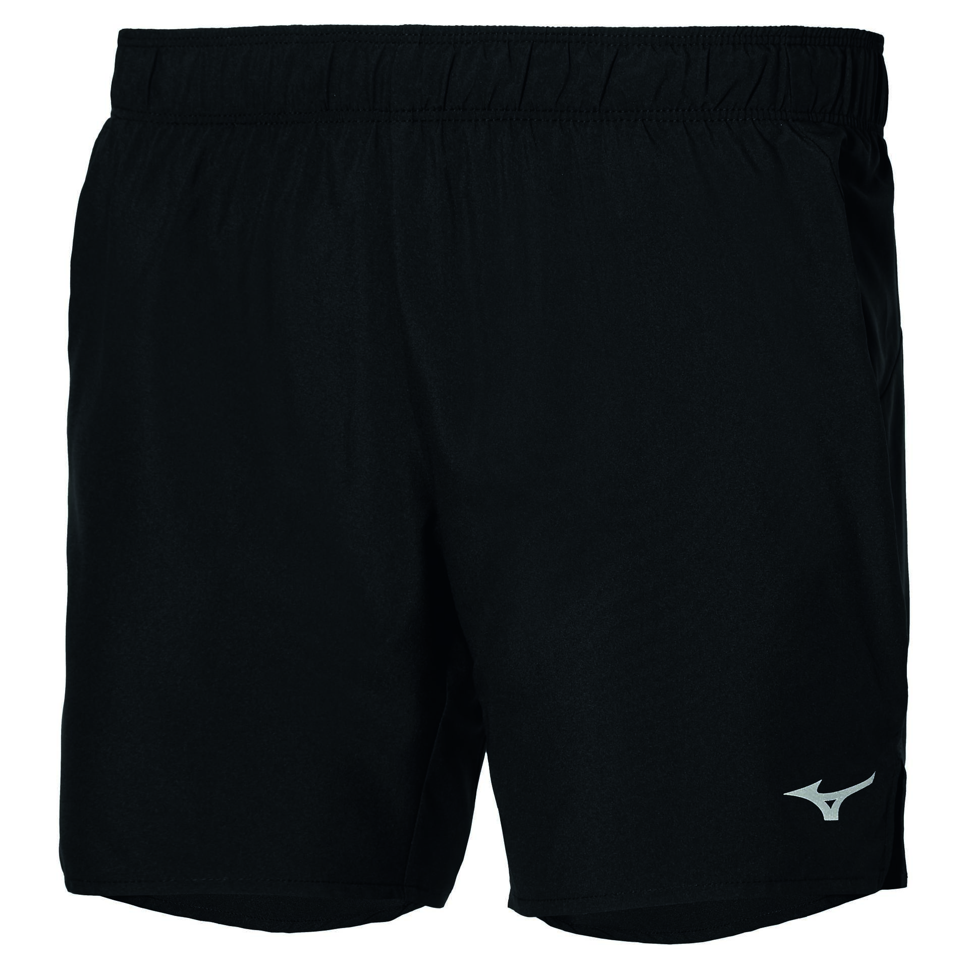 Mizuno Core 5.5 Hardloopbroek Kort Zwart/Zilver Dames