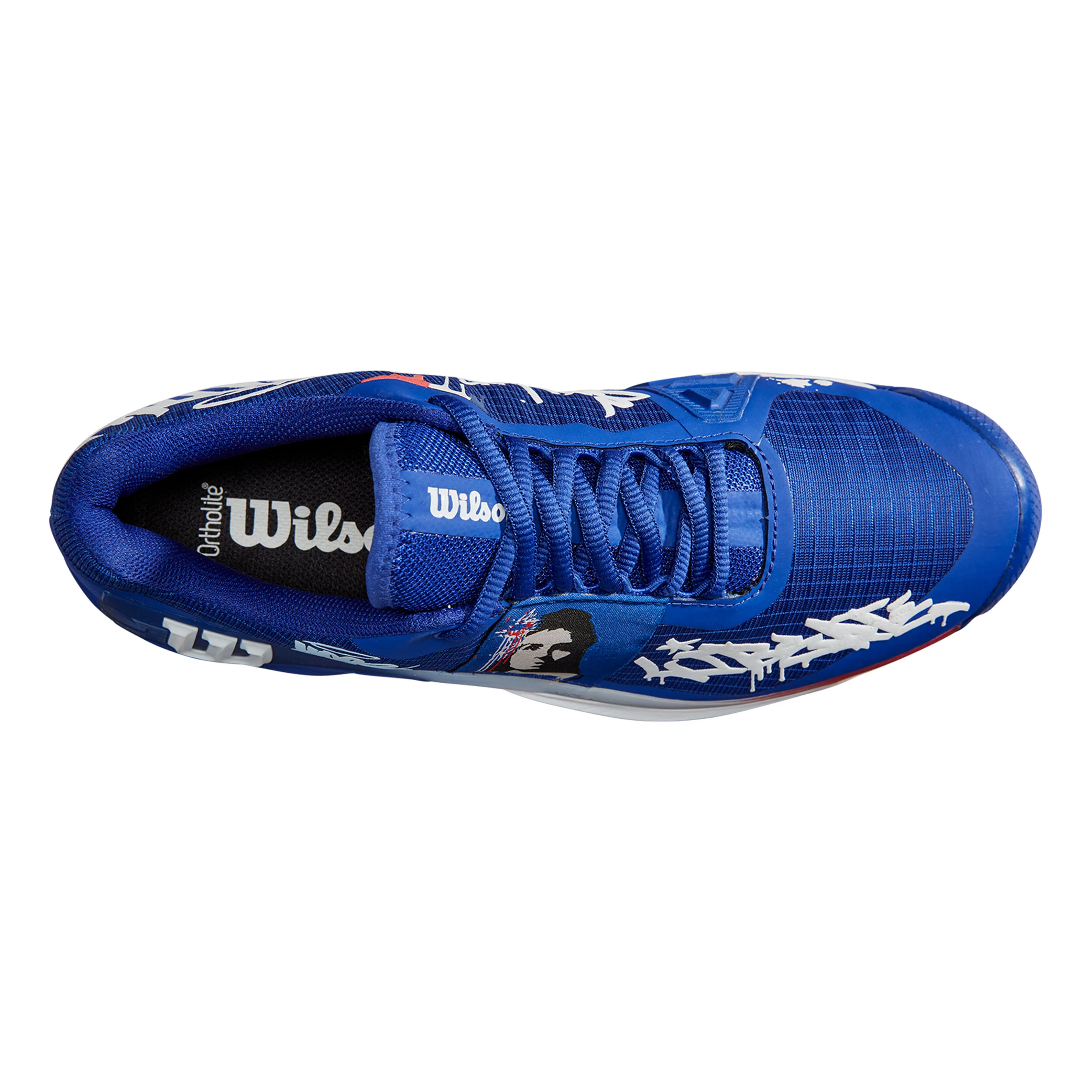 Wilson Rush Pro 4.0 Hope Paris Chaussure Terre Battue Femmes - Bleu , Blanc