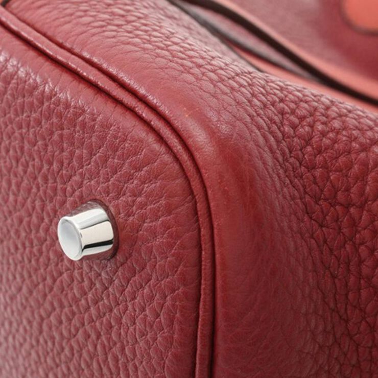 Hermès Vintage Hermes Picotin Lock Pm Red