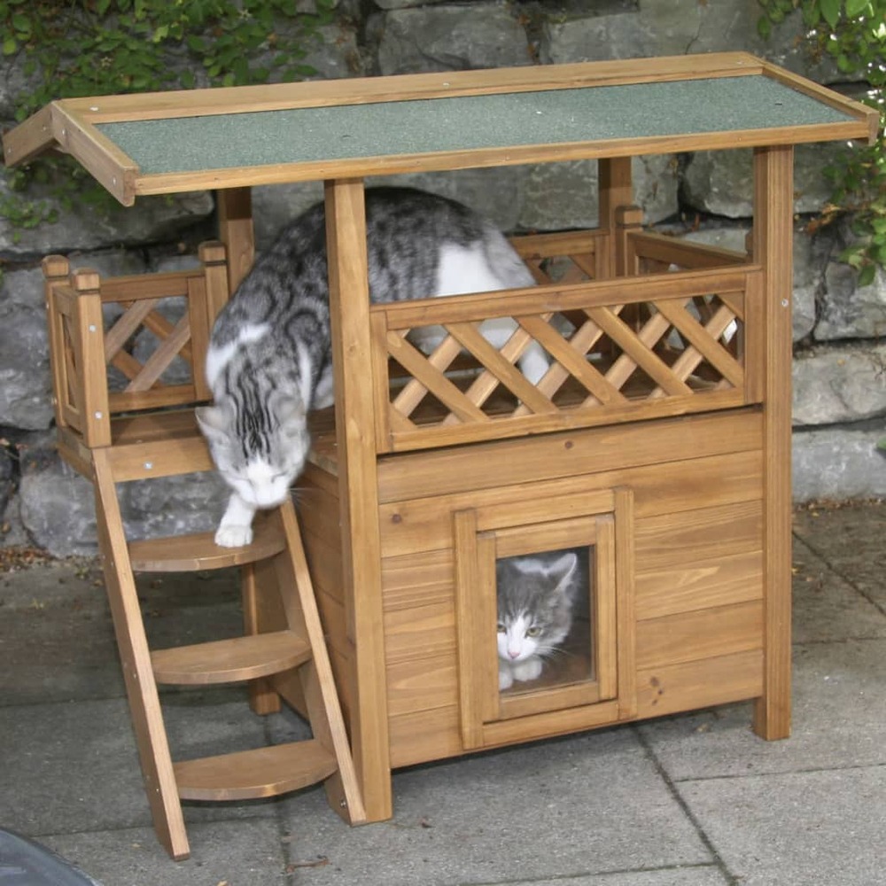 Maison de chat lodge 77x50x73 cm