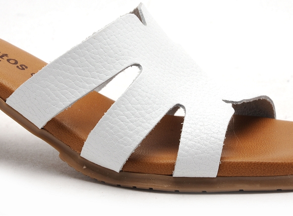 Eva frutos mules et sabots talons femme 3423 blanc
