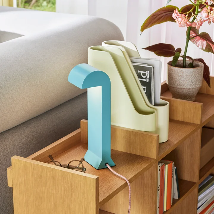 Hübsch Interior - Soothe LED Tischleuchte, hellgrau