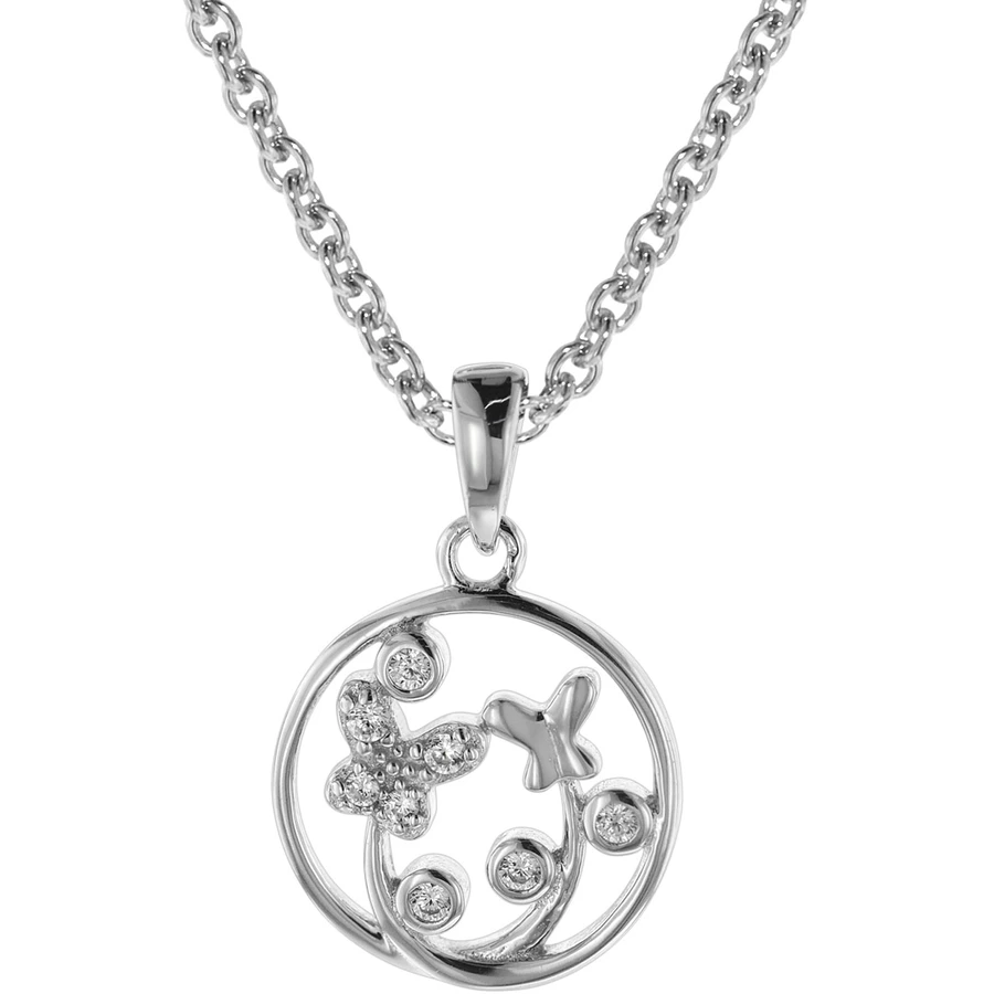 trendor Halskette für Mädchen mit Anhänger Silber 925 silver