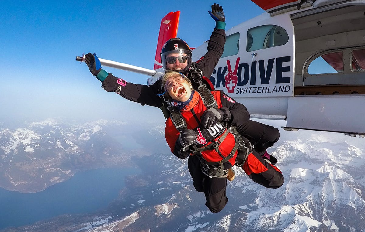 Skydiving in Reichenbach als Geschenkidee